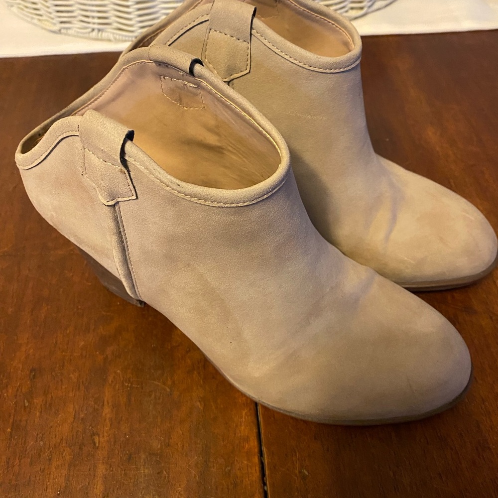 Mix No. 6 Taupe Suede Ankle Booties